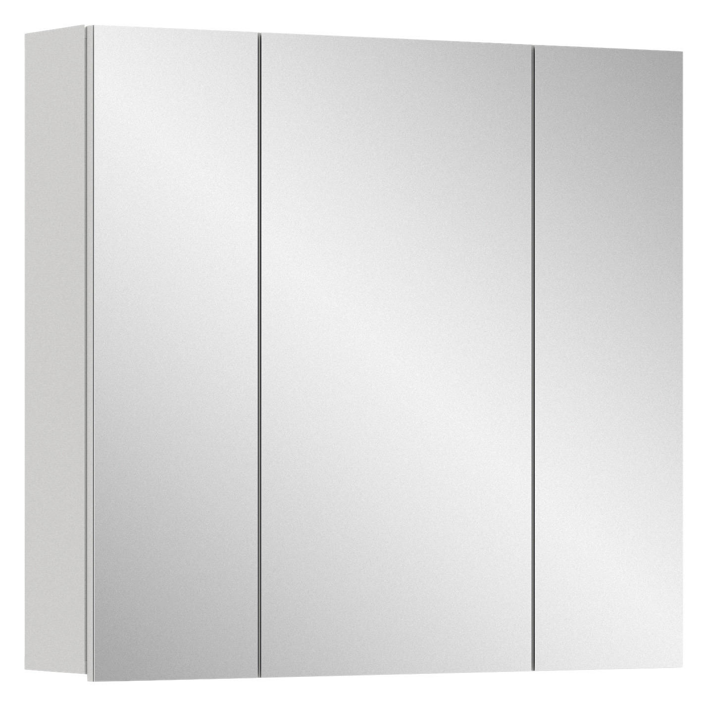Spiegelschrank VIRA weiß B/H/T: ca. 60x77x18 cm VIRA - weiß (60,00/77,00/18,00cm) - xonox.home