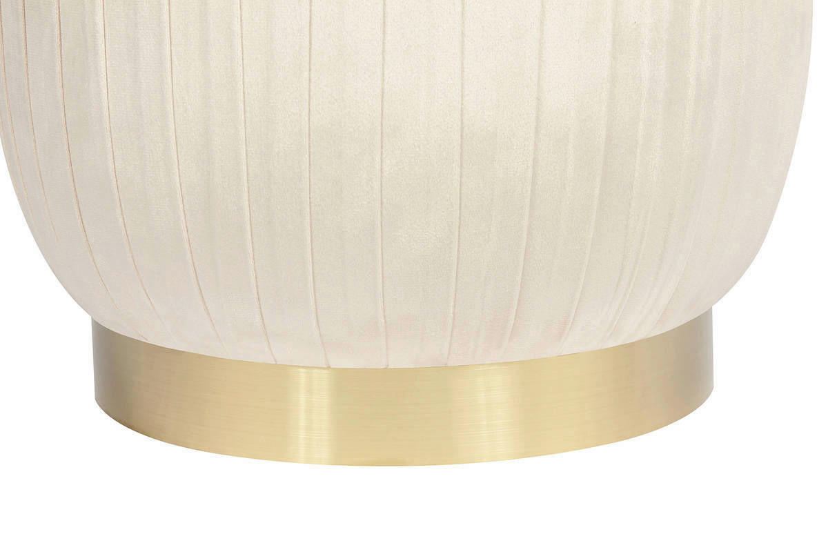 360 Living Hocker Lilje 101 creme H/D: ca. 42x43 cm Lilje 101 - creme (43,00/42,00cm) - 360 Living