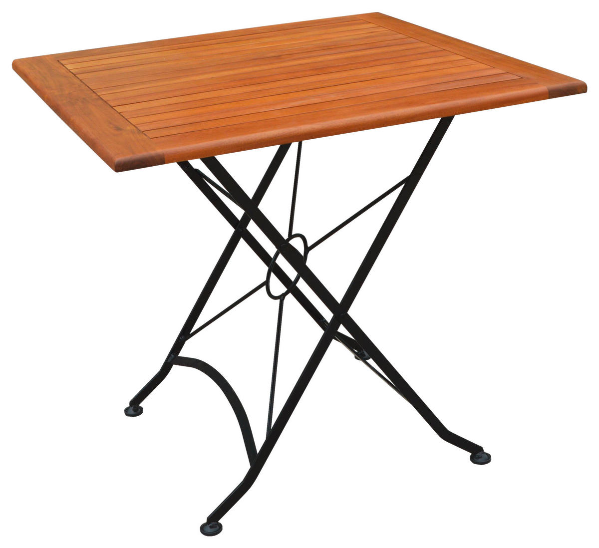 Acamp Gartensitzgruppe Lindau schwarz Holz B/H/L: ca. 80x75x80 cm Lindau - schwarz (80,00/80,00/75,00cm) - Acamp