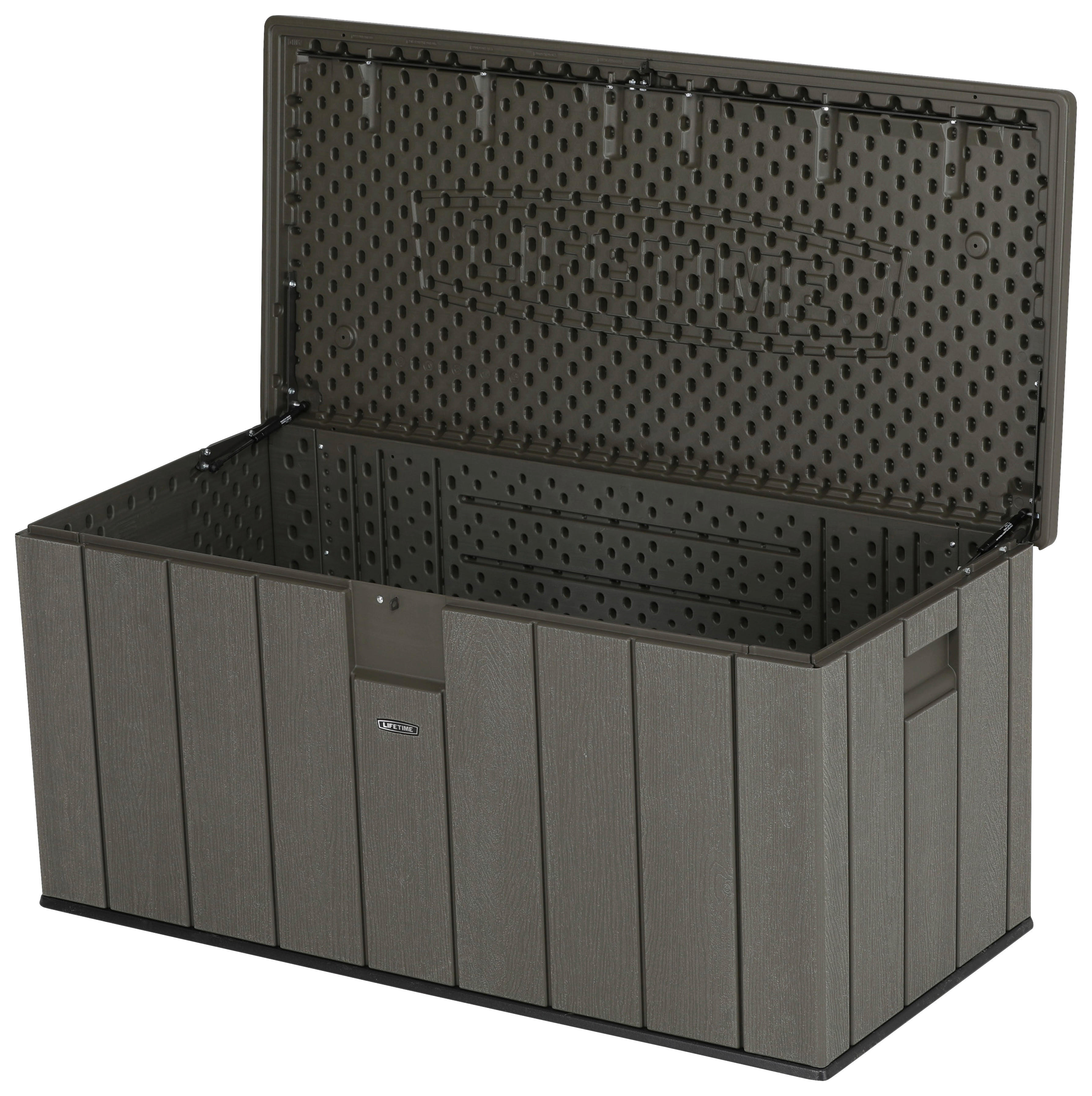 Lifetime Kissenbox 570l dunkelgrau Kunststoff B/H/L: ca. 151x69x72 cm 570l - dunkelgrau (72,00/151,00/69,00cm) - Lifetime
