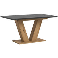 Esstisch MOTION grau Artisan Nachbildung B/H/T: ca. 150x76x90 cm MOTION - grau (150,00/76,00/90,00cm) - xonox.home