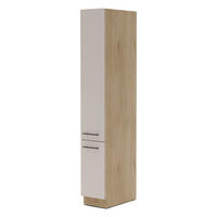 Stolarz-Lempert Apothekerschrank Fox/Max II Cashmere B/H/T: ca. 30x200x57 cm Fox/Max II - creme/schwarz (30,00/200,00/57,00cm) - Stolarz-Lempert