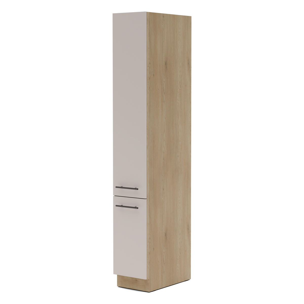 Stolarz-Lempert Apothekerschrank Fox/Max II Cashmere B/H/T: ca. 30x200x57 cm Fox/Max II - creme/schwarz (30,00/200,00/57,00cm) - Stolarz-Lempert