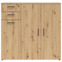 Kommode Multi-Stauraum Typ 33 Eiche Artisan Nachbildung B/H/T: ca. 120x115x40 cm Multi-Stauraum Typ 33 - Eiche (120,00/115,00/40,00cm)