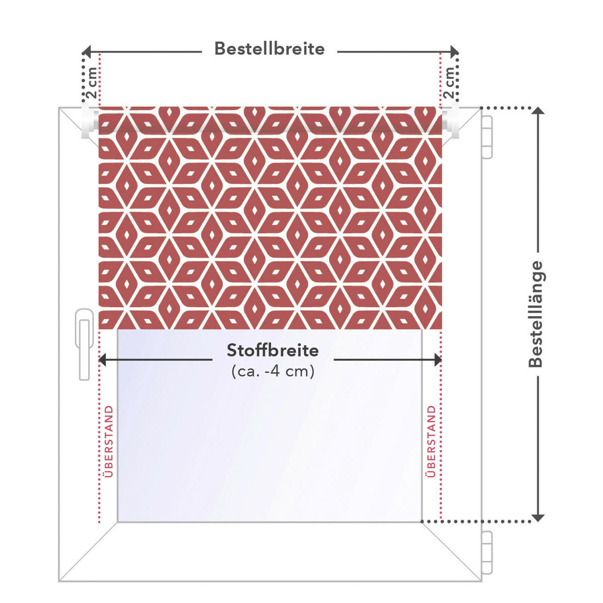 Verdunkelungsrollo Brookly Bridge orange B/L: ca. 70x150 cm Brookly Bridge - orange (70,00/150,00cm) - LICHTBLICK