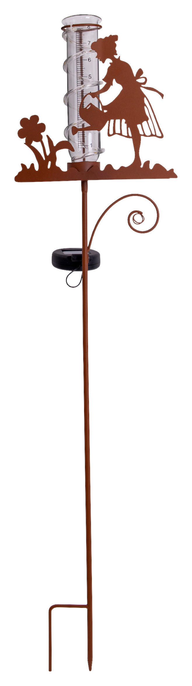 LED-Solarleuchte 5282614 rost Metall B/H: ca. 23,4x95 cm LED-Solar Erdspieß  h: 95cm - rost (23,40/95,00cm) - Näve Leuchten