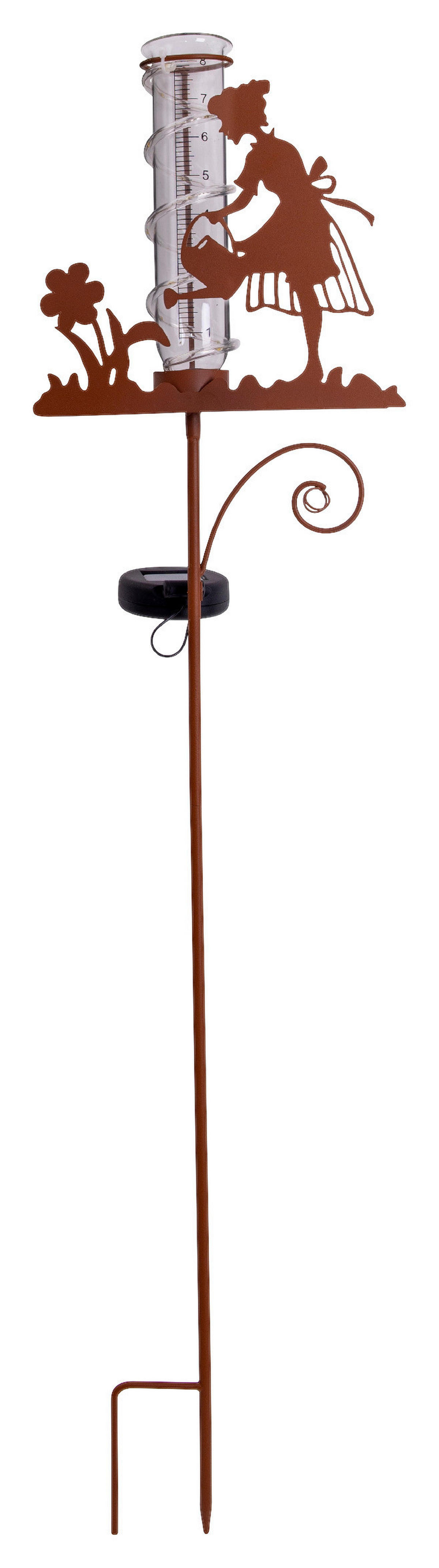 LED-Solarleuchte 5282614 rost Metall B/H: ca. 23,4x95 cm LED-Solar Erdspieß  h: 95cm - rost (23,40/95,00cm) - Näve Leuchten