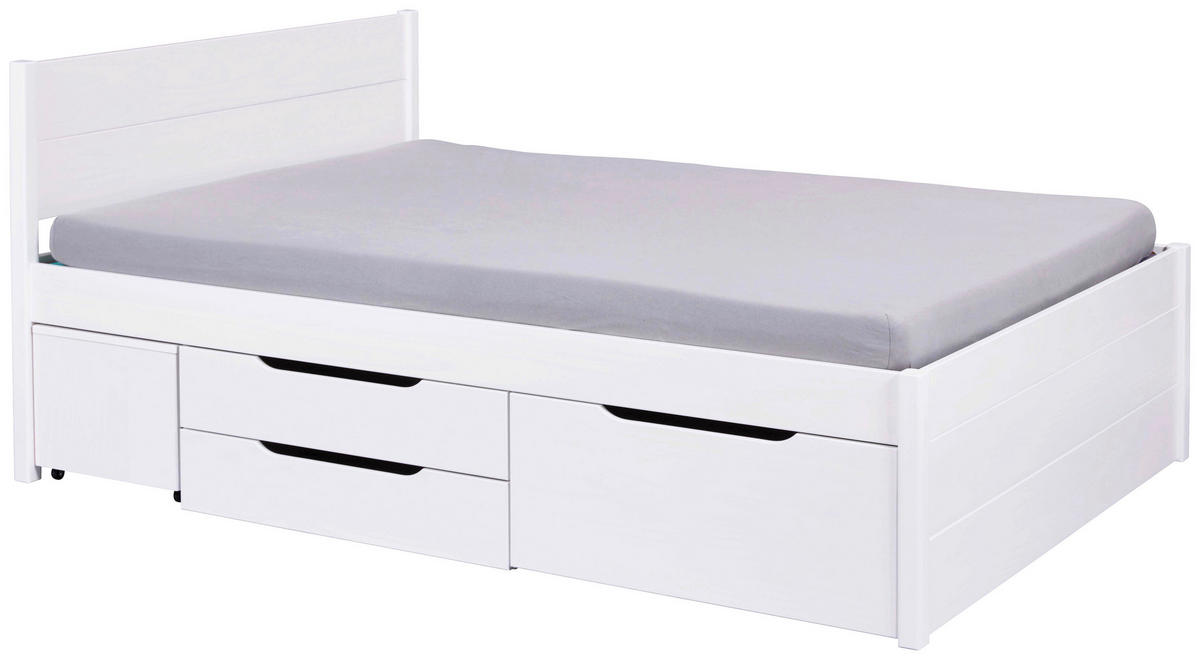 Funktionsbett Efetivo weiß Efetivo - weiß (209,00/146,30/90,00cm) - Inter Link