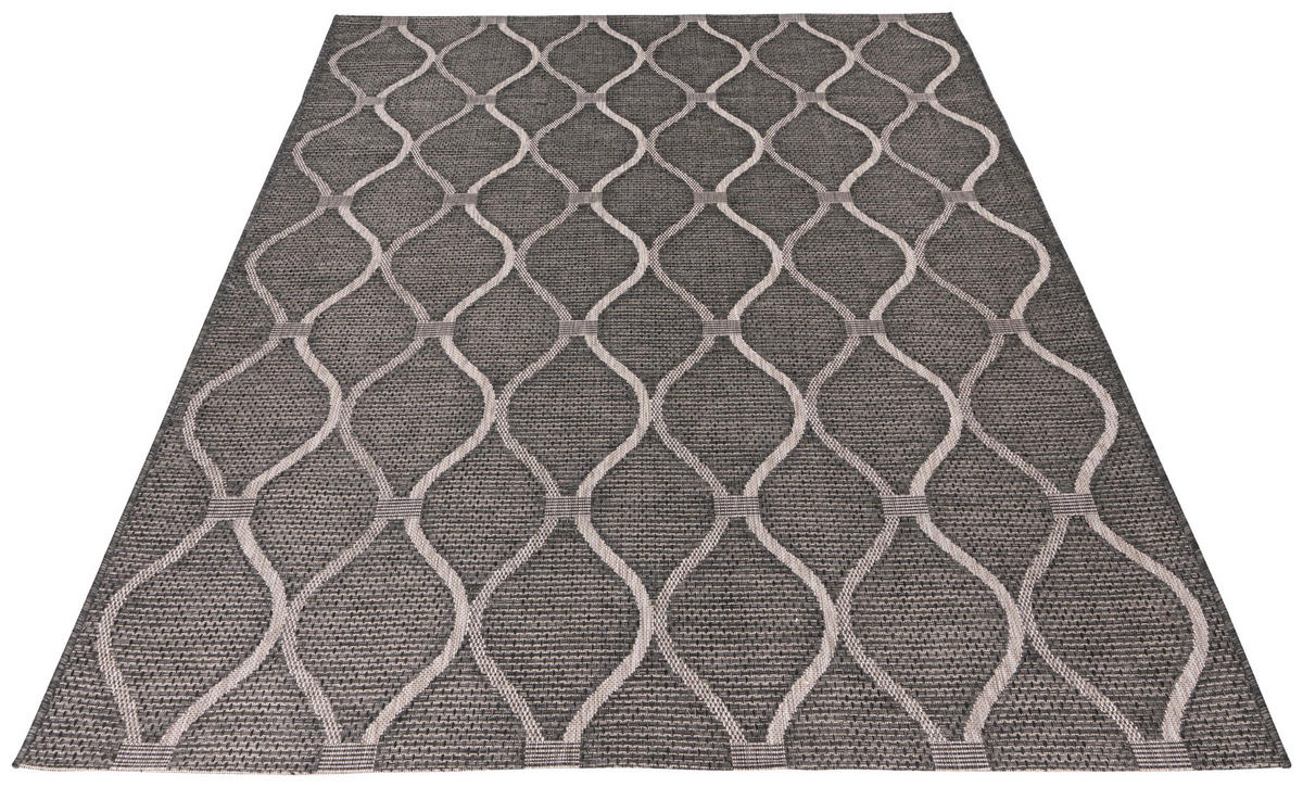 Obsession Teppich My Outdoor grau B/L: ca. 80x150 cm My Outdoor - grau (80,00/150,00cm) - Obsession