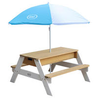 AXI Sand & Wassertisch Nick braun B/H/L: ca. 98x49x95 cm Nick - braun/blau (95,00/98,00/49,00cm) - AXI