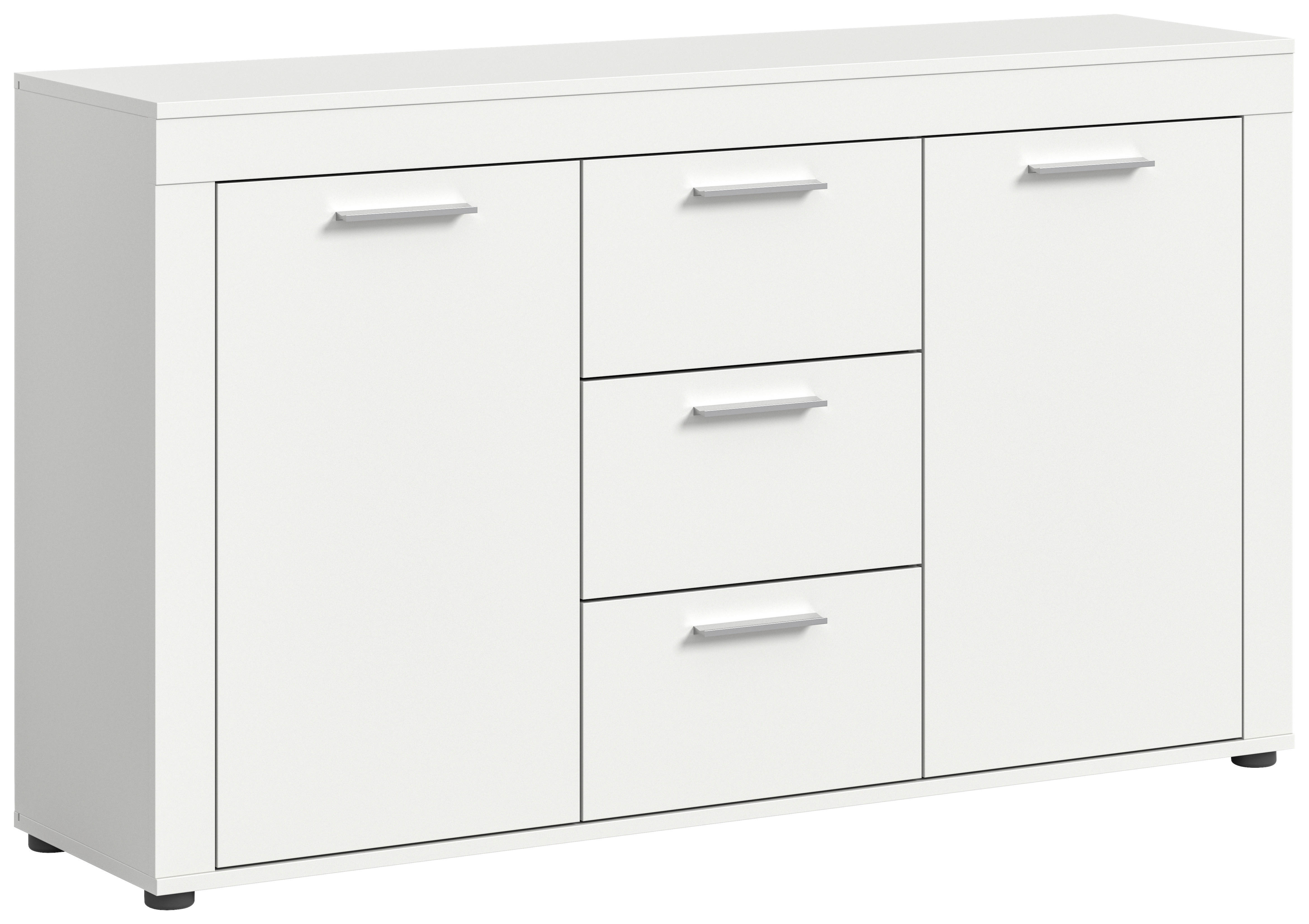 Sideboard Jam weiß B/H/T: ca. 125x80x35 cm Jam - weiß (125,00/80,00/35,00cm) - xonox.home
