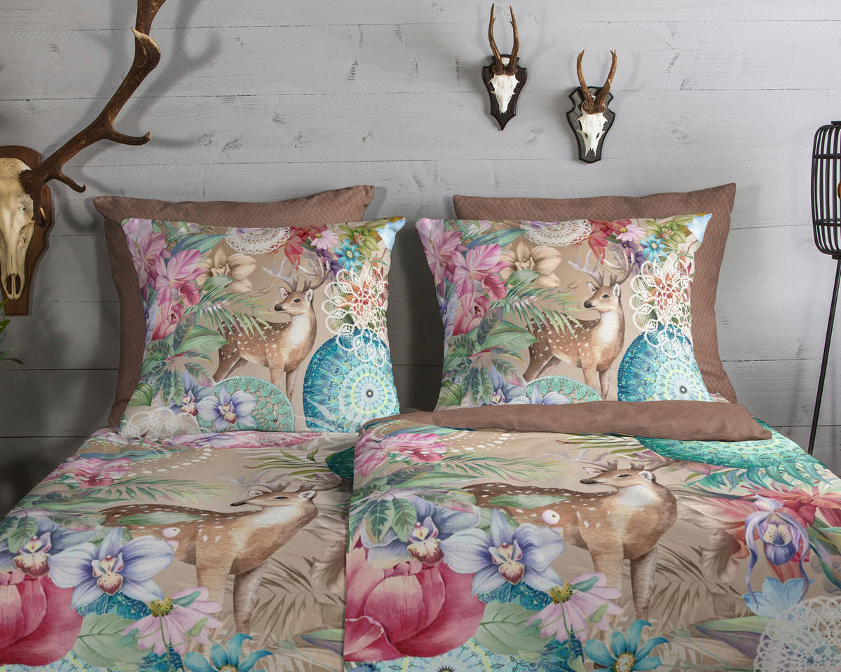 Bettwäsche Hebe Multi Baumwolle B/L: ca. 155x220 cm Hebe - Multi (155,00/220,00cm) - HIP