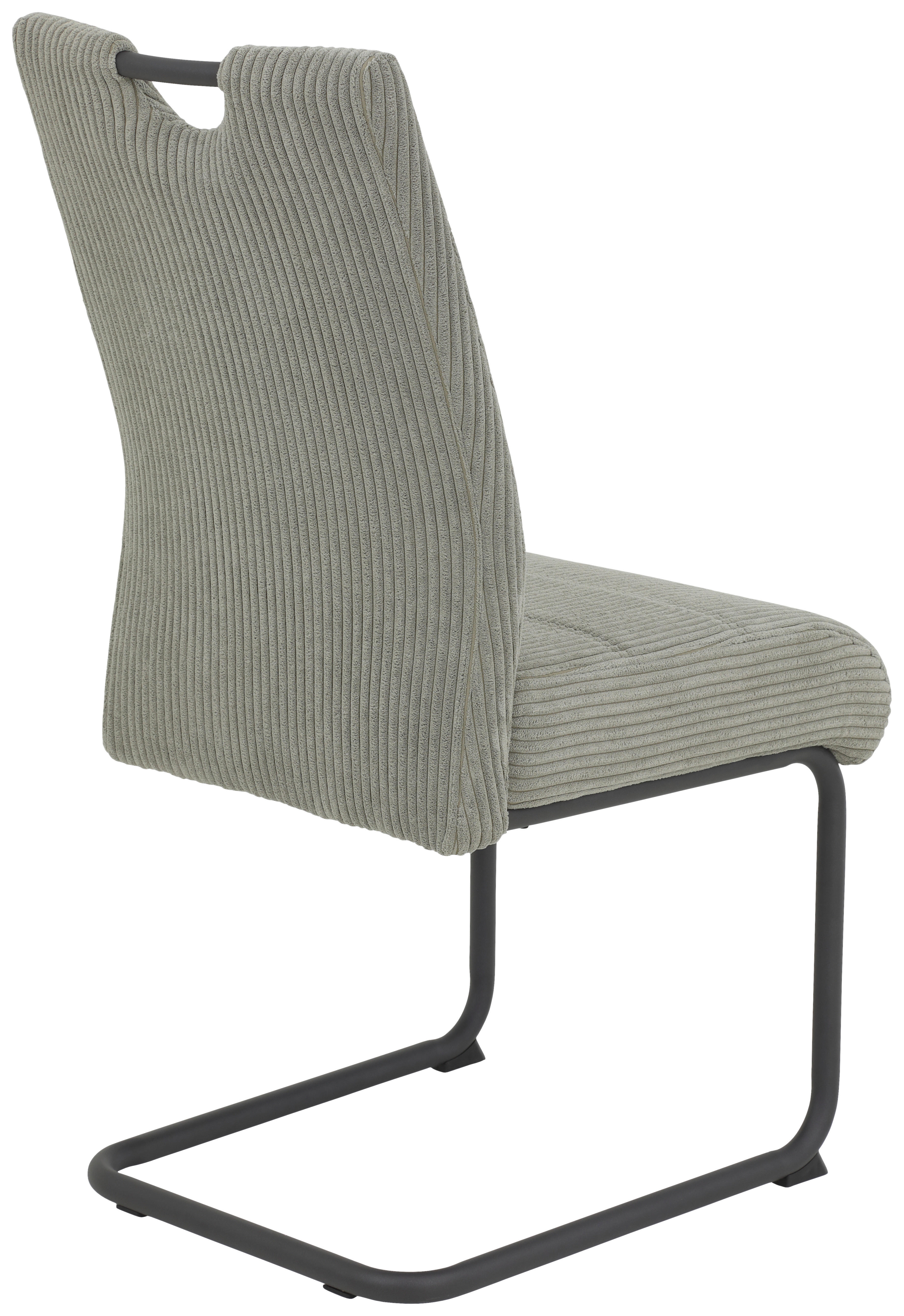 Schwingstuhl Merkur grau Microfaser B/H/T: ca. 47x99x63 cm Merkur - schwarz/grau (47,00/99,00/63,00cm)