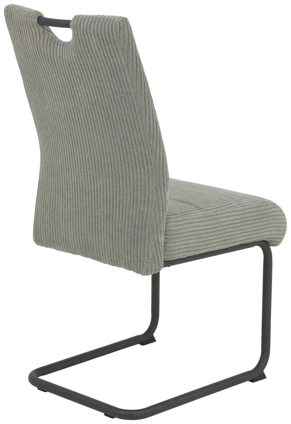 Schwingstuhl Merkur grau Microfaser B/H/T: ca. 47x99x63 cm Merkur - schwarz/grau (47,00/99,00/63,00cm)