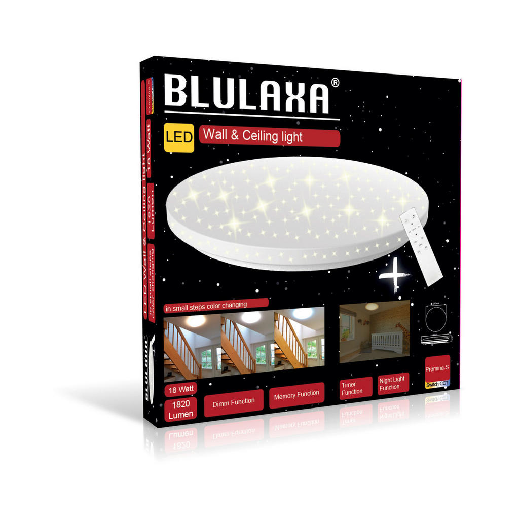 Thumbnail - Blulaxa LED-Deckenleuchte D: ca. 28 cm