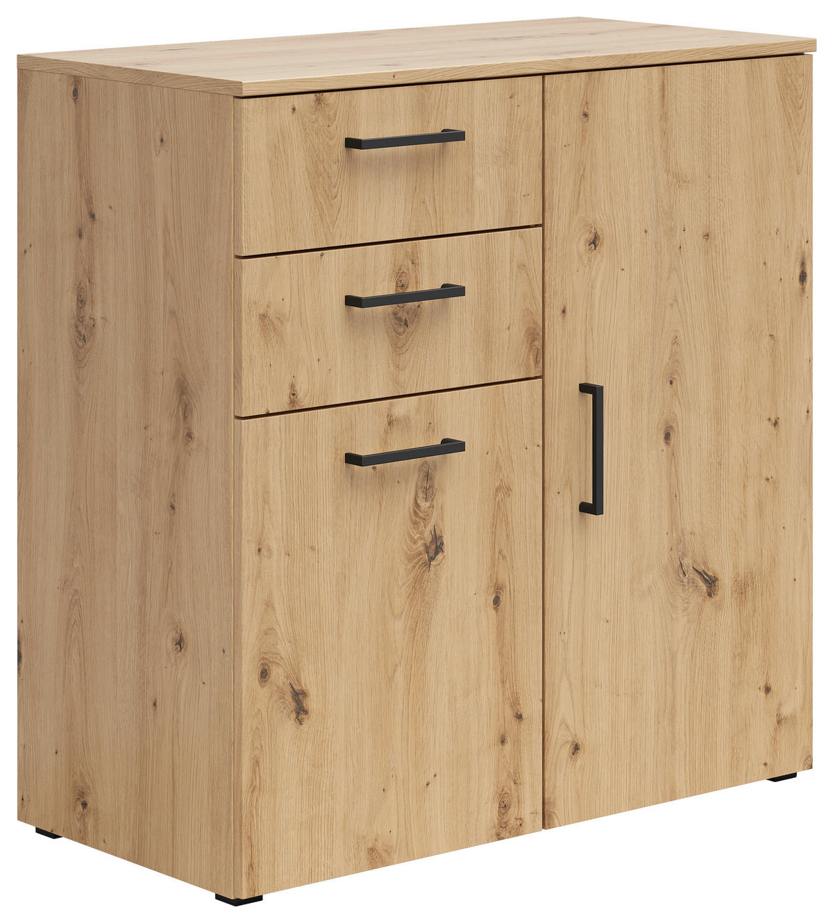 Kommode Multi-Stauraum Typ 26 Eiche Artisan Nachbildung B/H/T: ca. 80x83x40 cm Multi-Stauraum Typ 26 - Eiche (80,00/83,00/40,00cm)