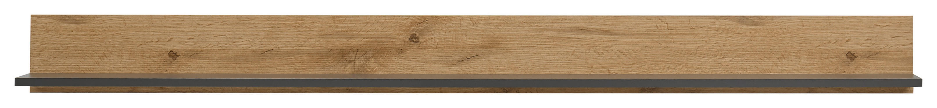 Wandboard City Eiche Wotan Nachbildung anthrazit B/H/T: ca. 170x15x20 cm City - Eiche/anthrazit (170,00/15,00/20,00cm)