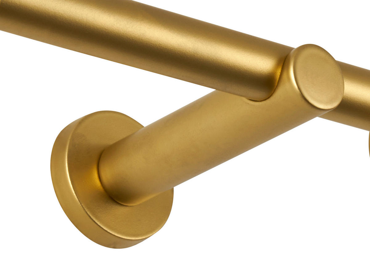 Stilgarnituren rillcube gold Metall ausziehbar von ca. 120 bis 210 cm 1.0 Läufe rillcube - gold - ondeco