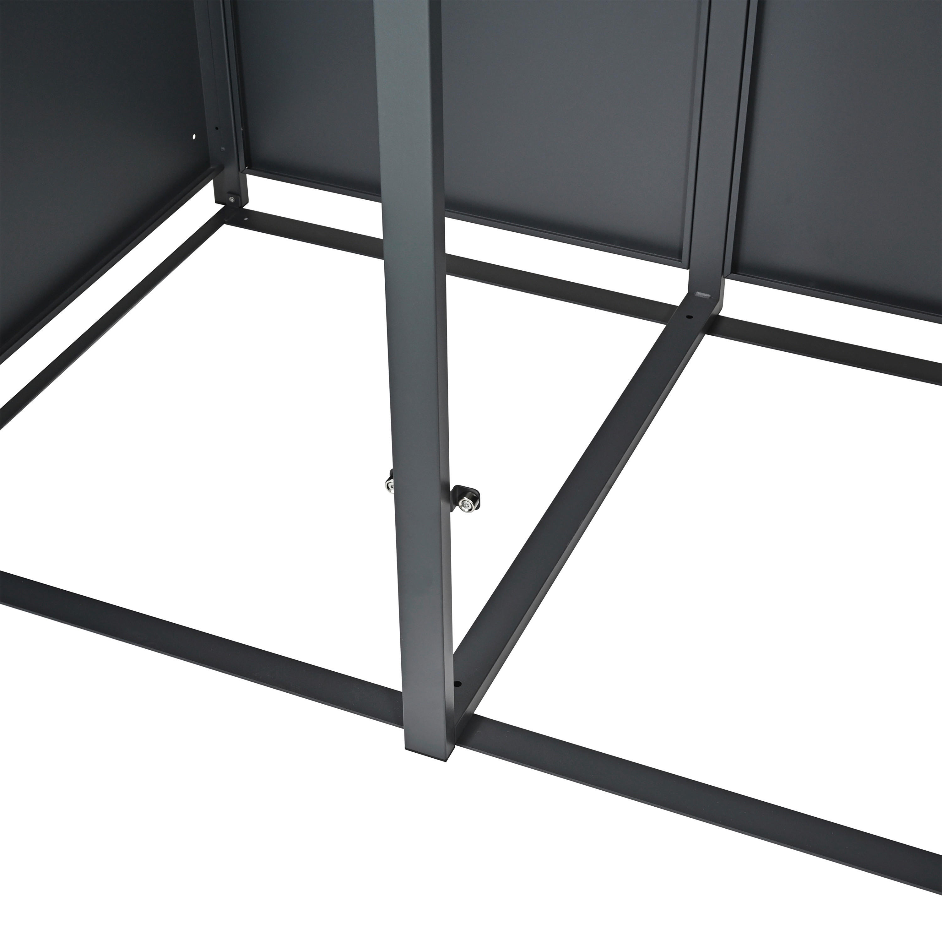 Westmann Mülltonnenbox Tonus anthrazit B/H/L: ca. 265x116x80 cm Tonus - anthrazit (80,00/265,00/116,00cm) - Westmann