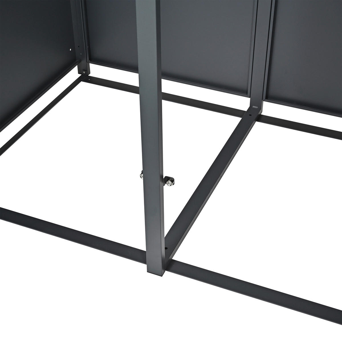 Westmann Mülltonnenbox Tonus anthrazit B/H/L: ca. 265x116x80 cm Tonus - anthrazit (80,00/265,00/116,00cm) - Westmann