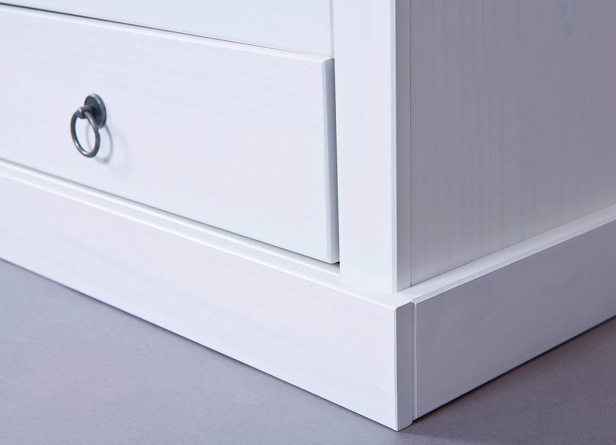 TV-Kommode Provence weiß lackiert B/H/T: ca. 118x45x39 cm Provence - weiß (118,00/45,00/39,00cm) - Inter Link