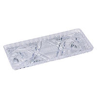Tortenplatte glasklar B/H/L: ca. 15x1,8x34 cm Tortenplatte - glasklar (34,00/15,00/1,80cm)