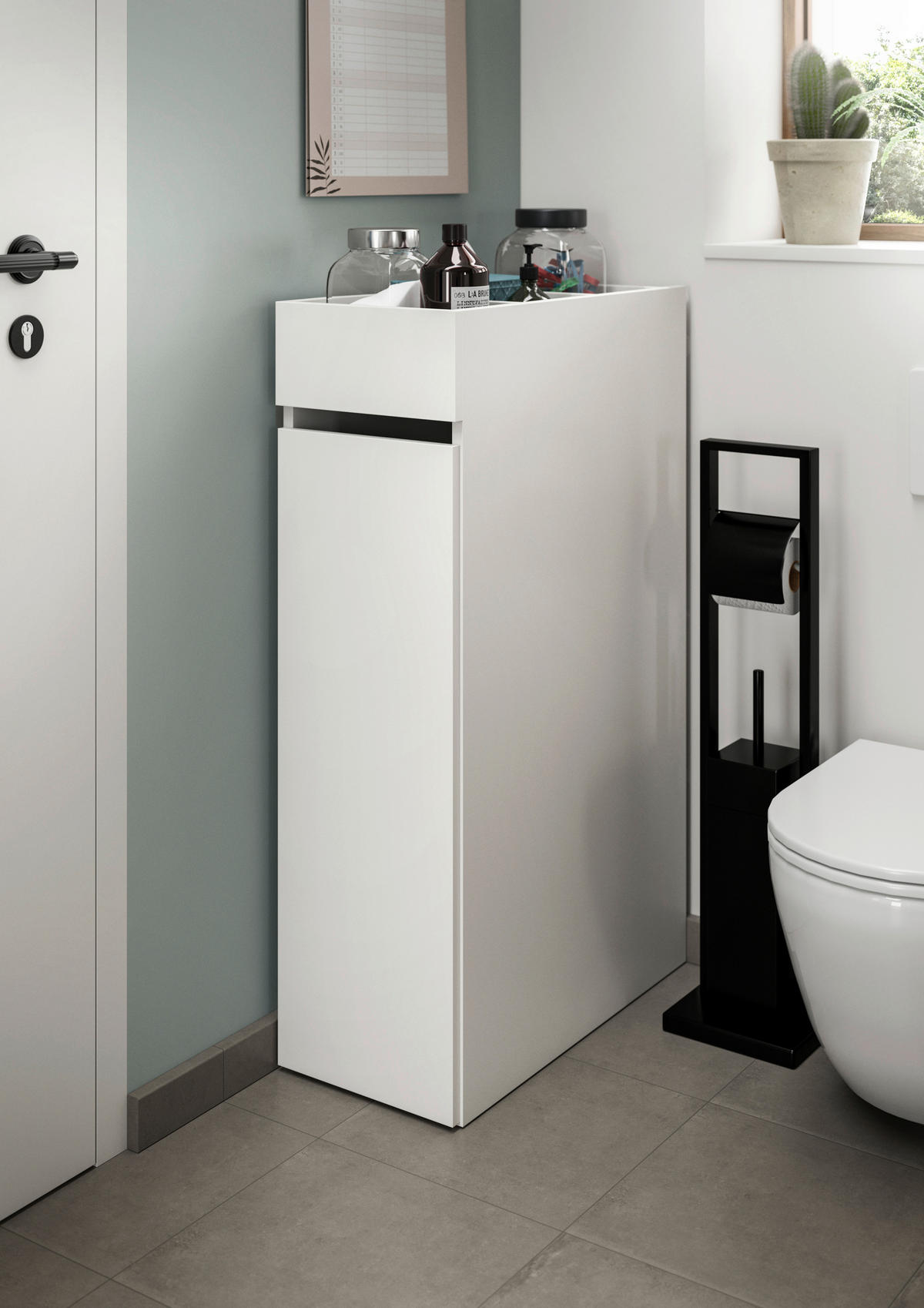 Anstellregal Free weiß B/H/T: ca. 29x101x60 cm Free - weiß (29,00/101,00/60,00cm)