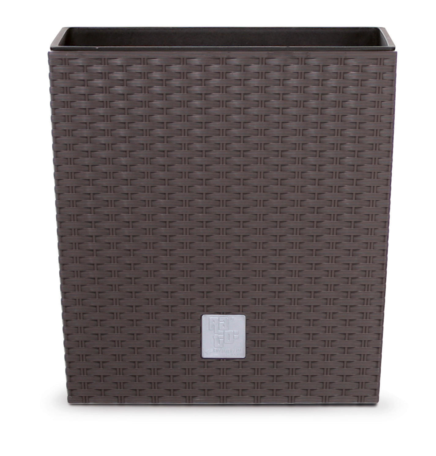 Prosperplast Pflanztopf Rato dunkelbraun Kunststoff B/H/L: ca. 32x33x32 cm Rato - dunkelbraun (32,00/32,00/33,00cm) - Prosperplast