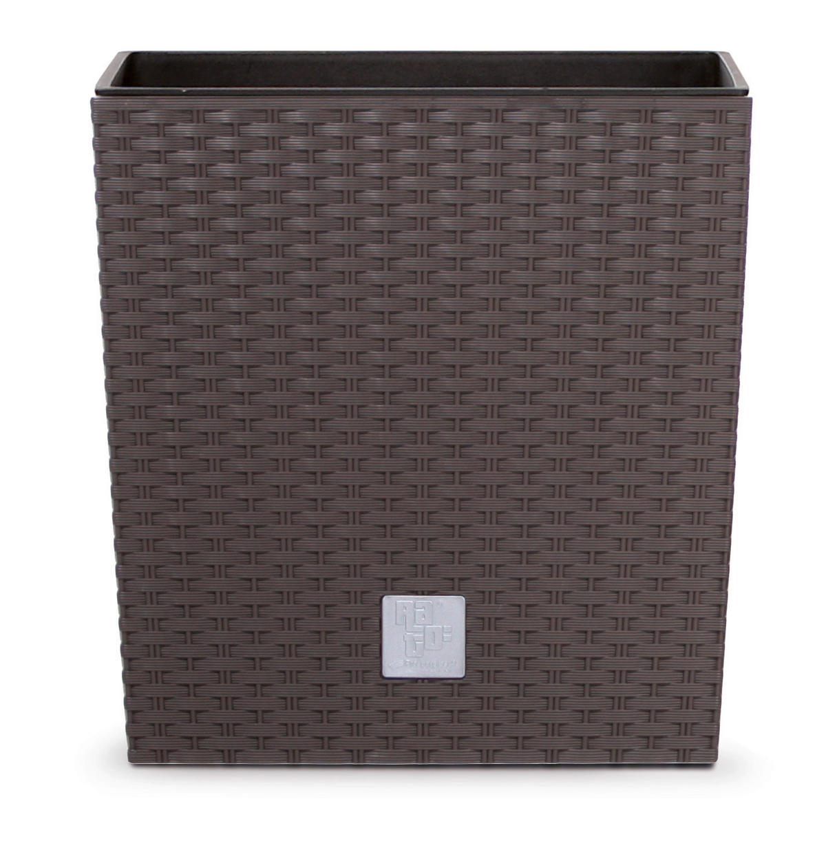 Prosperplast Pflanztopf Rato dunkelbraun Kunststoff B/H/L: ca. 32x33x32 cm Rato - dunkelbraun (32,00/32,00/33,00cm) - Prosperplast
