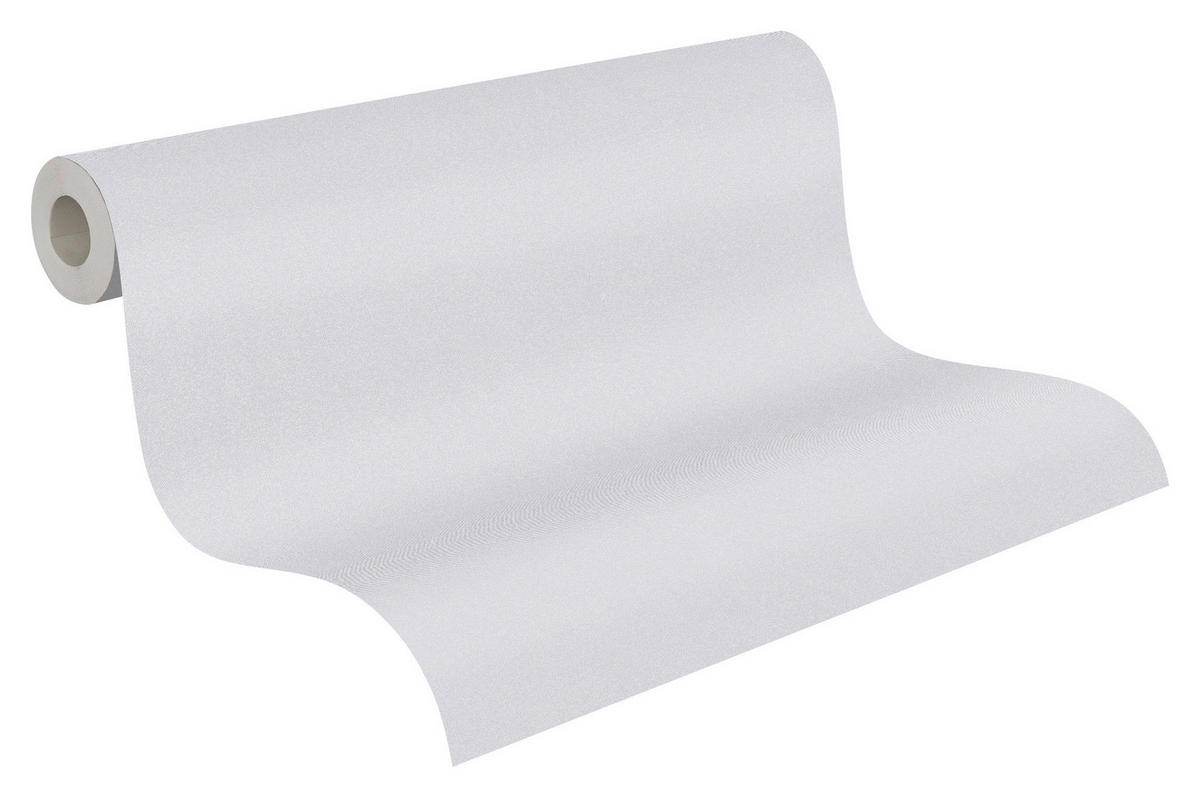 A.S.Creation Vliestapete New Elegance Uni grau B/L: ca. 53x1005 cm New Elegance - grau (53,00/1005,00cm) - A.S.Creation