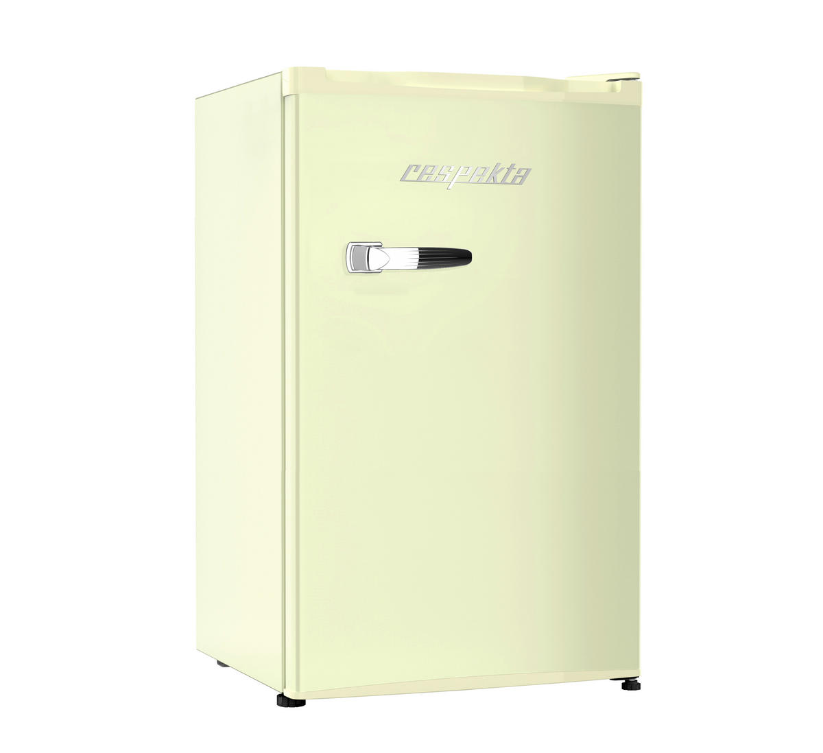 Respekta Retro Kühlschrank KG83C-52 creme B/H/T: ca. 47,4x83x44,7 cm Kühlschrank KG83C-52 - creme (47,40/83,00/44,70cm) - Respekta