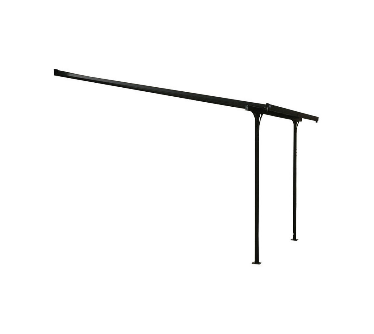 Westmann Terrassenüberdachung Bruce schwarz Aluminium B/H/T: ca. 313x270x300 cm Bruce - schwarz (313,00/270,00/300,00cm) - Westmann