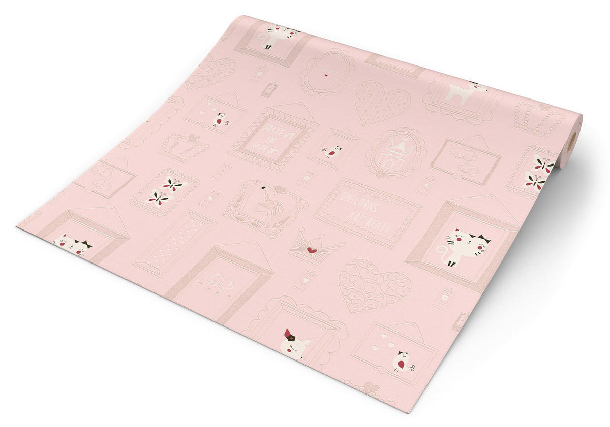 Vliestapete Bilder rosa B/L: ca. 53x1005 cm Vliestapete_36991-2 - rosa (53,00/1005,00cm)