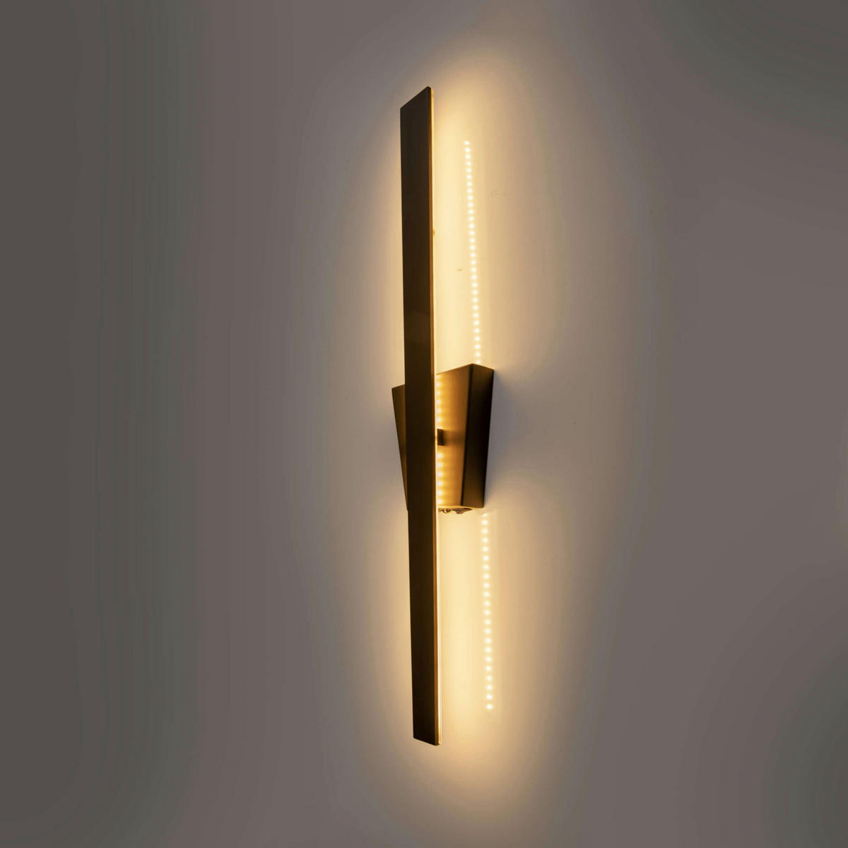 Näve Leuchten LED-Leuchten 1386722 schwarz Metall Kunststoff B/H/T: ca. 4,5x62x10 cm 1 Brennstellen Trevor - schwarz (4,50/62,00/10,00cm) - Näve Leuchten