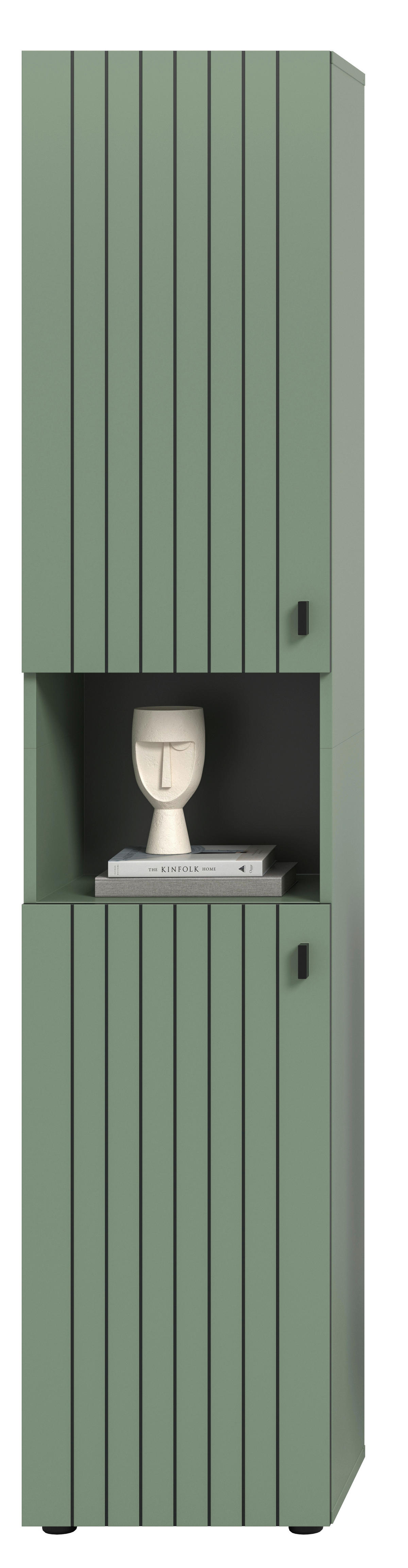 Garderobenschrank STATION grün B/H/T: ca. 40x192x37 cm STATION - grün (40,00/192,00/37,00cm) - xonox.home