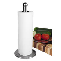 Axentia Küchenrollenhalter silber Edelstahl B/H/L: ca. 15,5x4,5x32 cm Küchenrollenhalter Edelstahl - silber (32,00/15,50/4,50cm) - Axentia