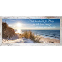 Keilrahmenbild Spruch B/H: ca. 49x23 cm Bild_Cheb 23x49cm - (49,00/23,00cm)