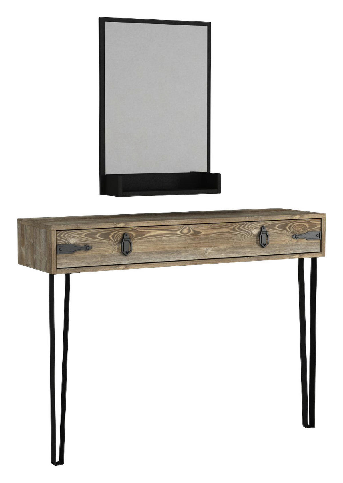 Konsolentisch Costa Eiche Nachbildung Spanplatte B/H/T: ca. 120x90x35 cm Costa - Eiche (120,00/90,00/35,00cm) - moebel17