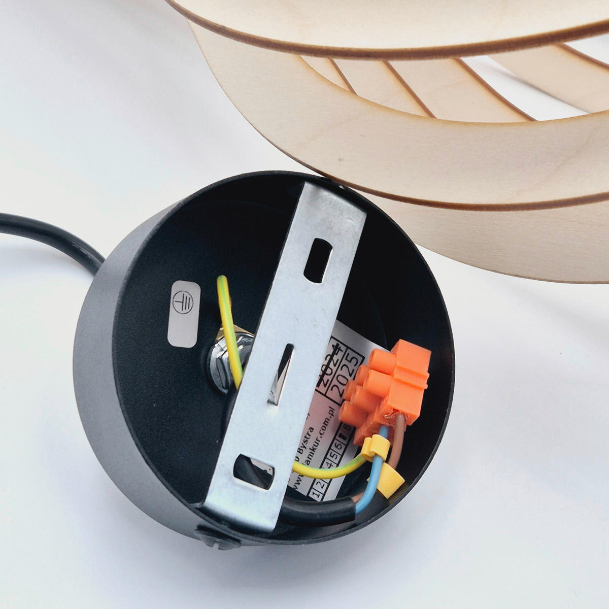 Lamkur Pendelleuchte TUCCI 50126 buche Buche H/L: ca. 120x29 cm E27 1 Brennstellen Tucci - buche (29,00cm) - Lamkur