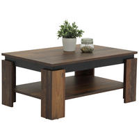 Couchtisch Tim II Old Wood schwarz Nachbildung B/H/T: ca. 90x41x60 cm Tim II - schwarz (90,00/41,00/60,00cm)