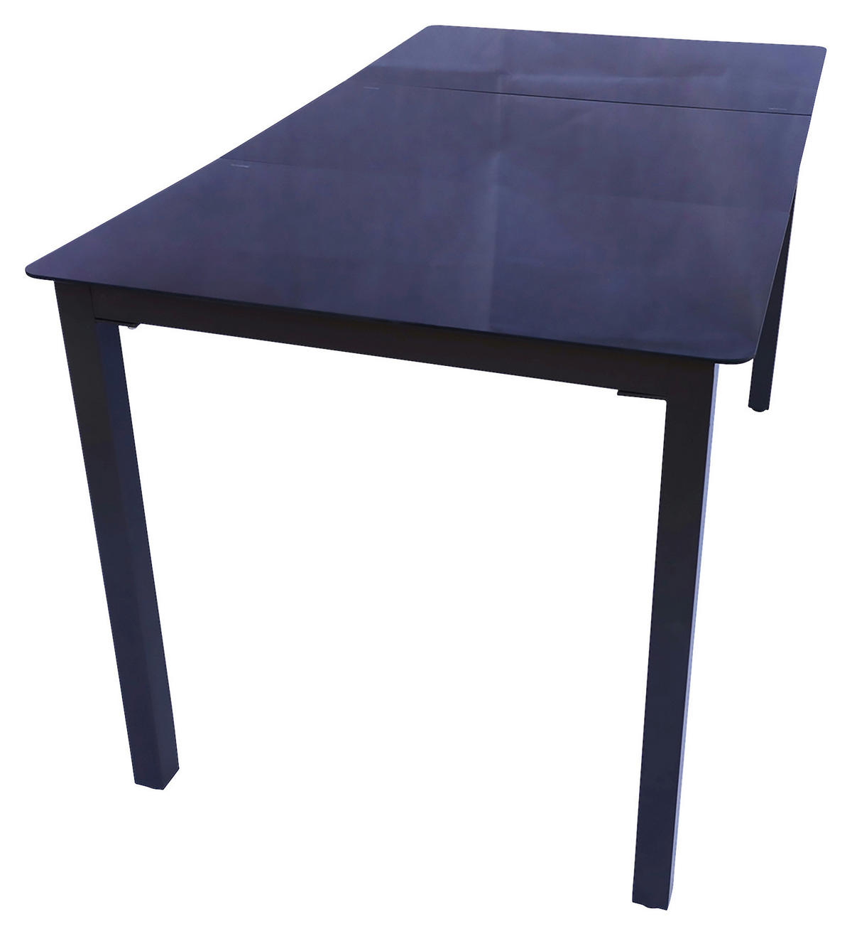 VCM Gartentisch anthrazit Alu B/H/L: ca. 80x73x140 cm Gartentisch - anthrazit (140,00/80,00/73,00cm) - VCM
