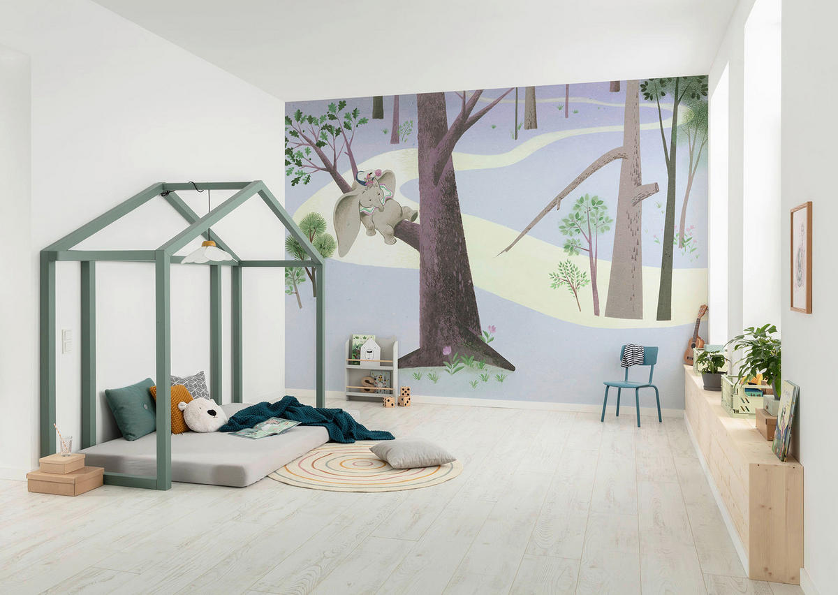 Komar Fototapete Dumbo Sleep on Tree IADX8-044 B/H: ca. 400x280 cm Dumbo Sleep on Tree IADX8-044 - (400,00/280,00cm) - Komar