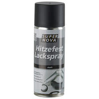 Super-Nova Lackspray Hitzefest schwarz seidenmatt ca. 0,4 l Lackspray-Hitzefest 400ml - schwarz (400ml) - Super-Nova