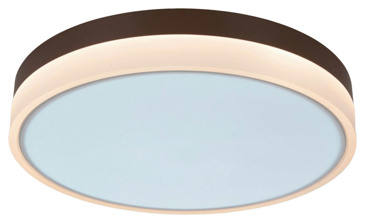 Näve Leuchten LED-Deckenleuchte weiß Kunststoff Metall B/H/T/D: ca. 50x9x50x50 cm LOLA - weiß (50,00/9,00/50,00cm) - Näve Leuchten
