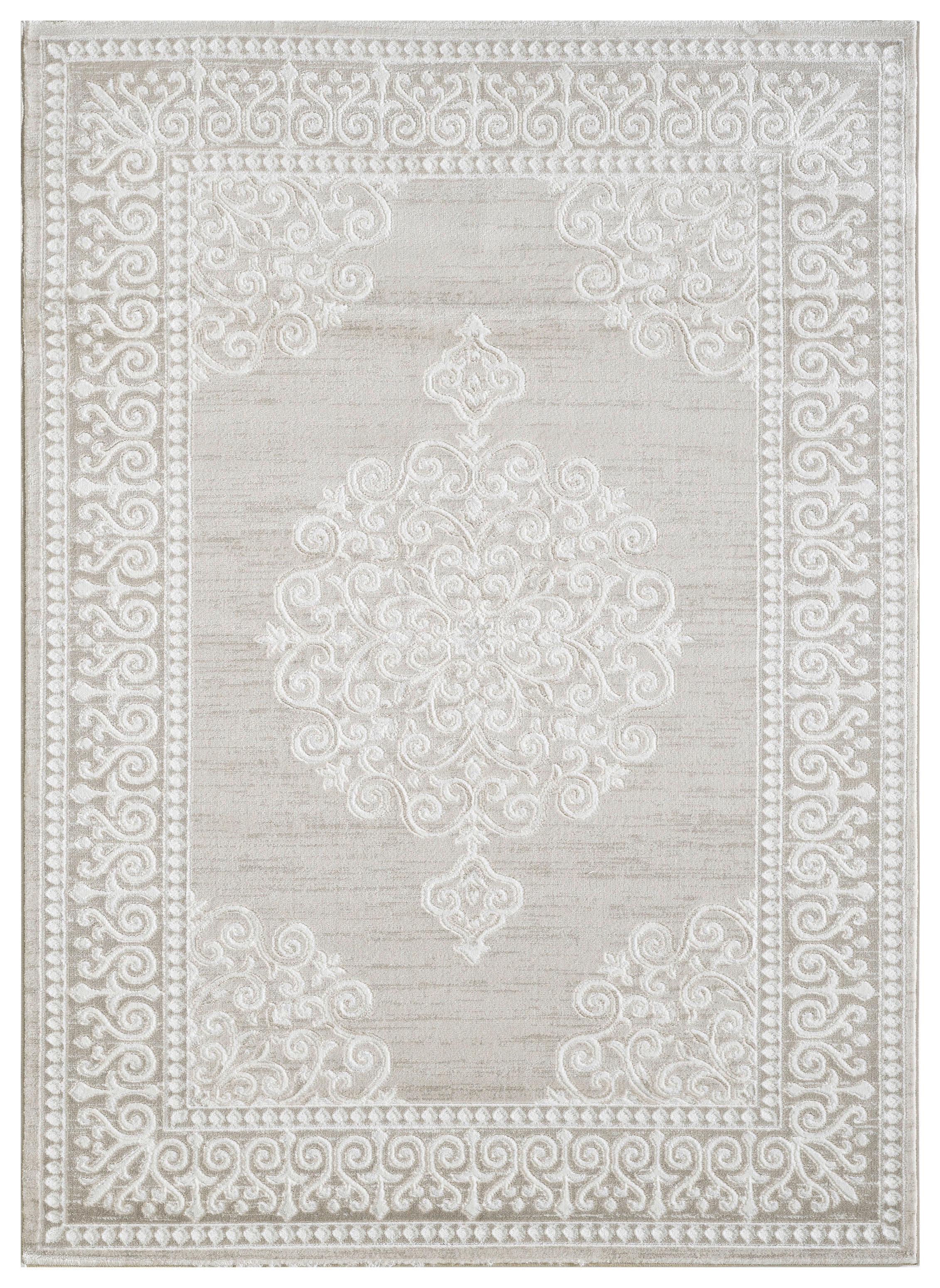 Sanat Teppich Harmony beige B/L: ca. 120x160 cm günstig online kaufen