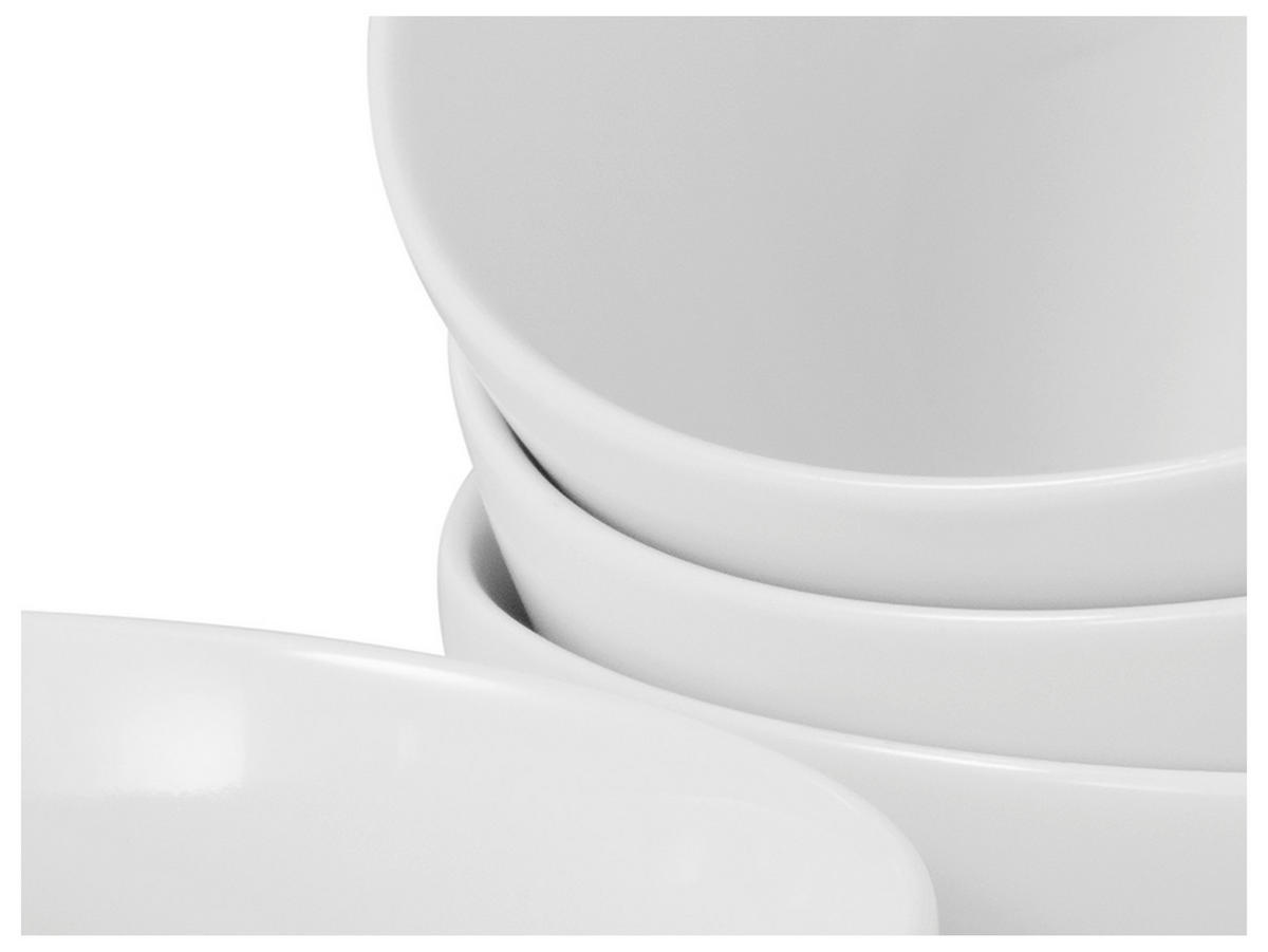 CreaTable Schüssel-Set Allround Weiss weiß Porzellan Allround Weiss - weiß - CreaTable