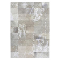 Kayoom Kurzflorteppich Cobra 343 silber B/L: ca. 125x180 cm Cobra 343 - silber (125,00/180,00cm) - Kayoom