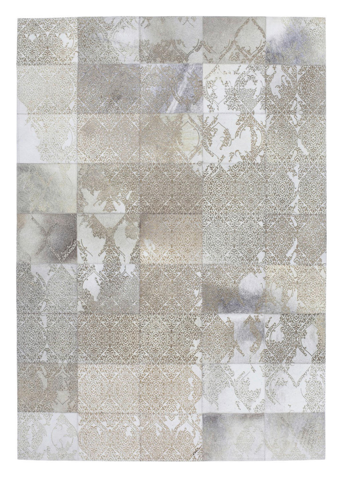 Kayoom Kurzflorteppich Cobra 343 silber B/L: ca. 125x180 cm Cobra 343 - silber (125,00/180,00cm) - Kayoom