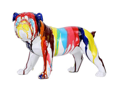 Kayoom Skulptur Bulldog 21-J Multi Kunststoff B/H/T: ca. 20x26x40 cm Bulldog 21-J - Multi (20,00/26,00/40,00cm)
