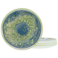 CreaTable Teller Yuki multicolor Steinzeug D: ca. 28 cm Yuki - multicolor (28,00cm) - CreaTable